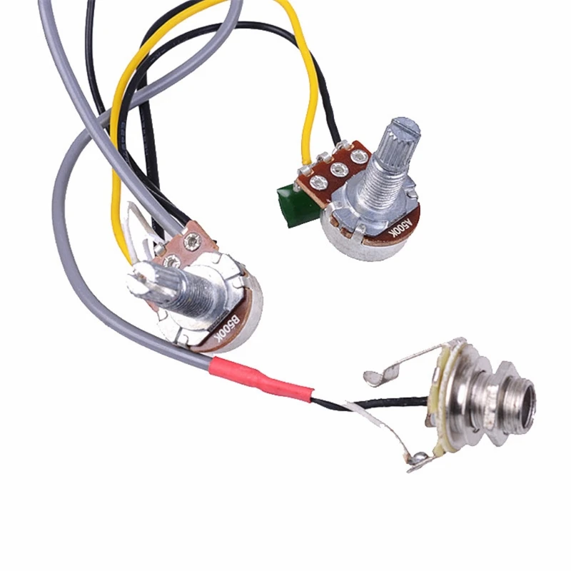 

Pre-wired 6-string Single Coil Guitar Pickup Wiring Harness With Volume Tone