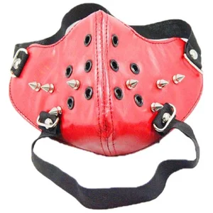 Новая длинная фотомаска для вечерние в стиле панк красная фотомаска Хип-Хоп Хэллоуин маска для лица Вечерние