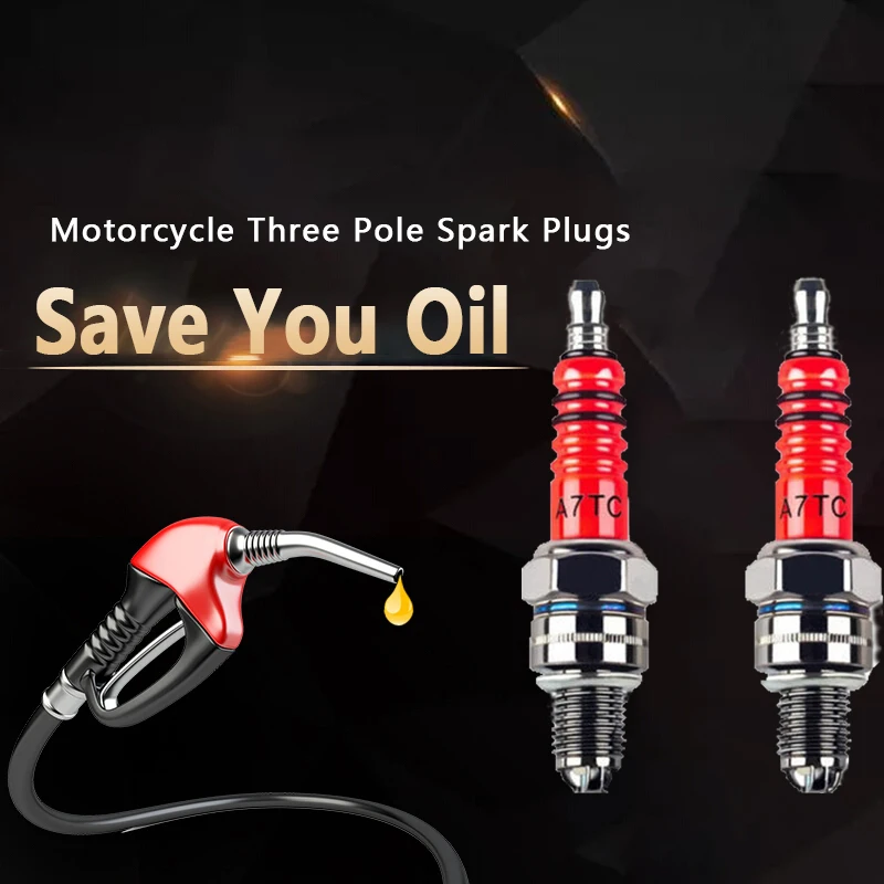 

Car CR7HSA High Performance Spark Plug Sleeve Car Repair Tool A7TC Spark Plug Motorcycle Moped Dirt Bike Go Kart