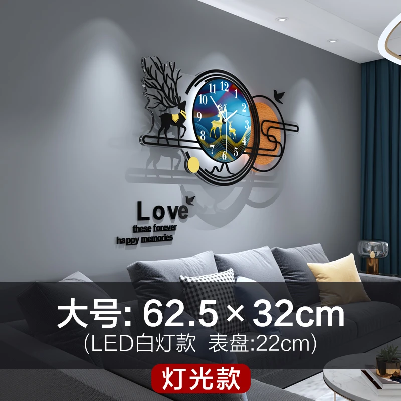 

Nordic Modern Design Wall Clock Living Room Large Creative Digital Wall Clock Silent Luxury Zegar Scienny Home Decoration 22