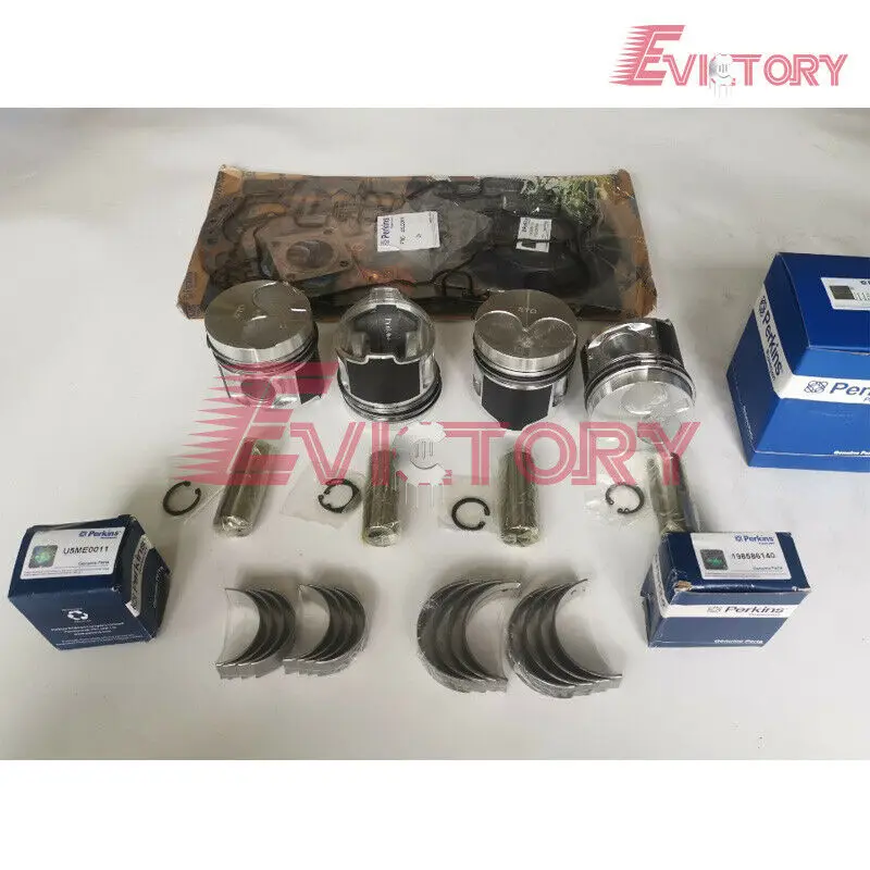 

FOR Perkins 404C-22T 404C-22 piston ring gasket kit bearing