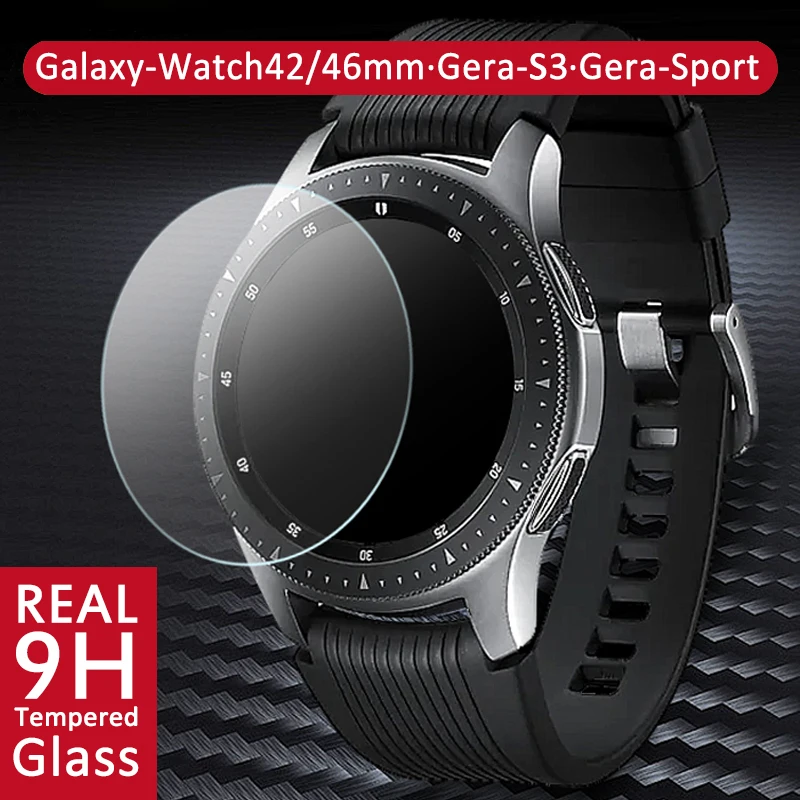 Защитная пленка для экрана из закаленного стекла Samsung Galaxy Watch 46 мм 42 Gear S3 Sport
