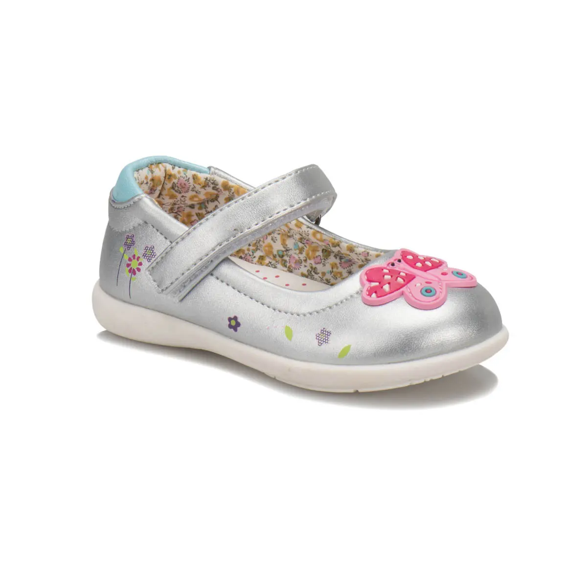 

FLO HLL362-35003 Silver Girl Children Shoes Balloon-s