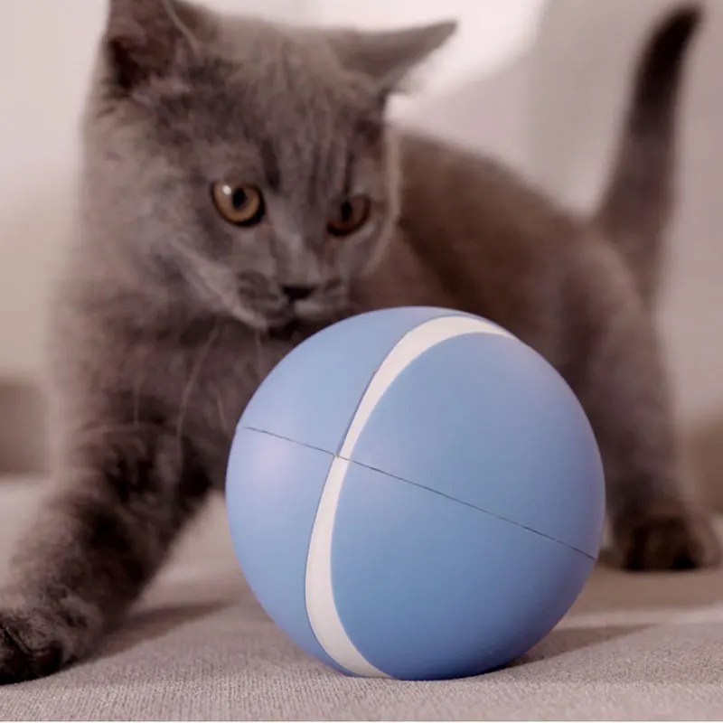 

New Hot Smart Interactive Cat Toy 360 Degree Self Rotating Ball Cat Toy Cute for Cat Dog USJ99