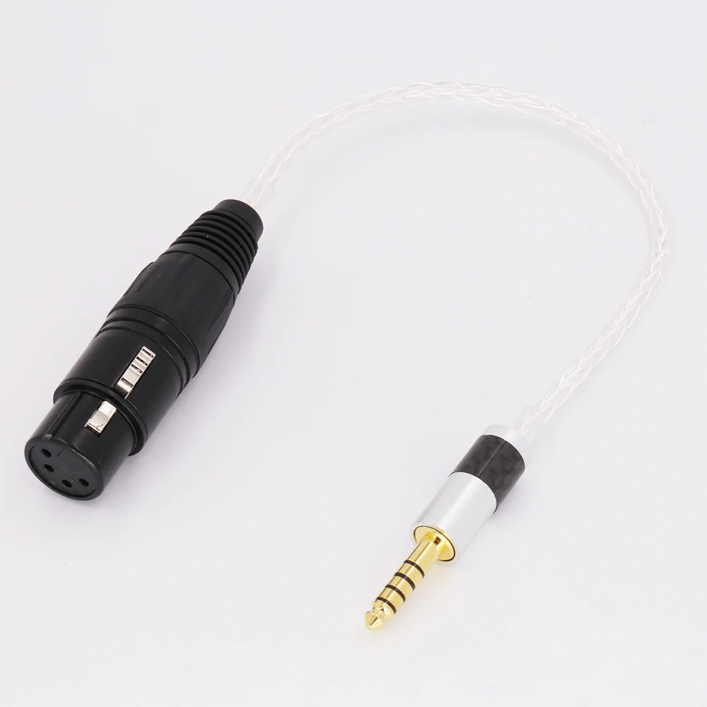 

4.4mm Headphone to 4 Pin XLR Female Aux Cable TRRRS Audio Jack