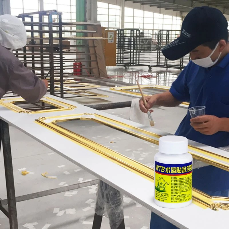 

Gilding Glue Leaf Foil Water-based Glue for Metal Foil Sheets Arts Craft Paper Home Decortion 100ml/bottle Gilding Adhesive