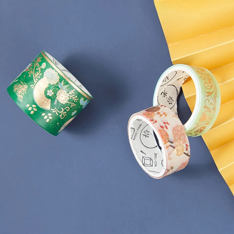 

20 Rolls/set Masking Washi Tapes Cute Flower Girl Starry Space Crane Plant DIY Decoration Stickers Decals for Scrapbook Diary