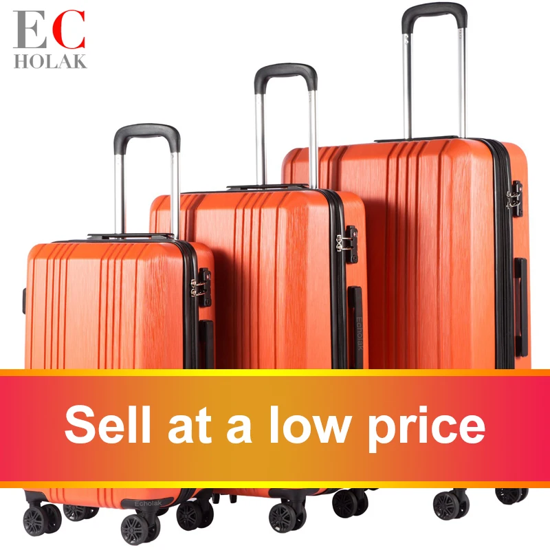 Комплект из 3 предметов ручной чемодан со спиннером светильник Жесткий с замком