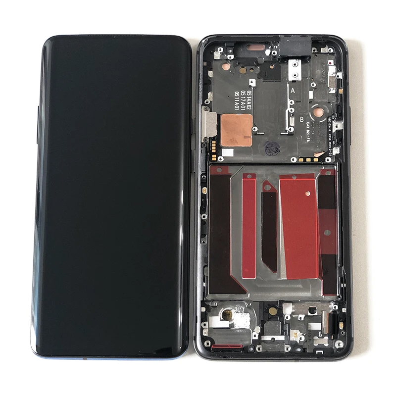 Pantalla LCD AMOLED Original para m&oacute;vil, piezas de montaje de digitalizador con pantalla t&aacute;ctil para Oneplus 7 Pro 7Pro GM1911 GM1913 GM1917 GM1910 GM1915-1