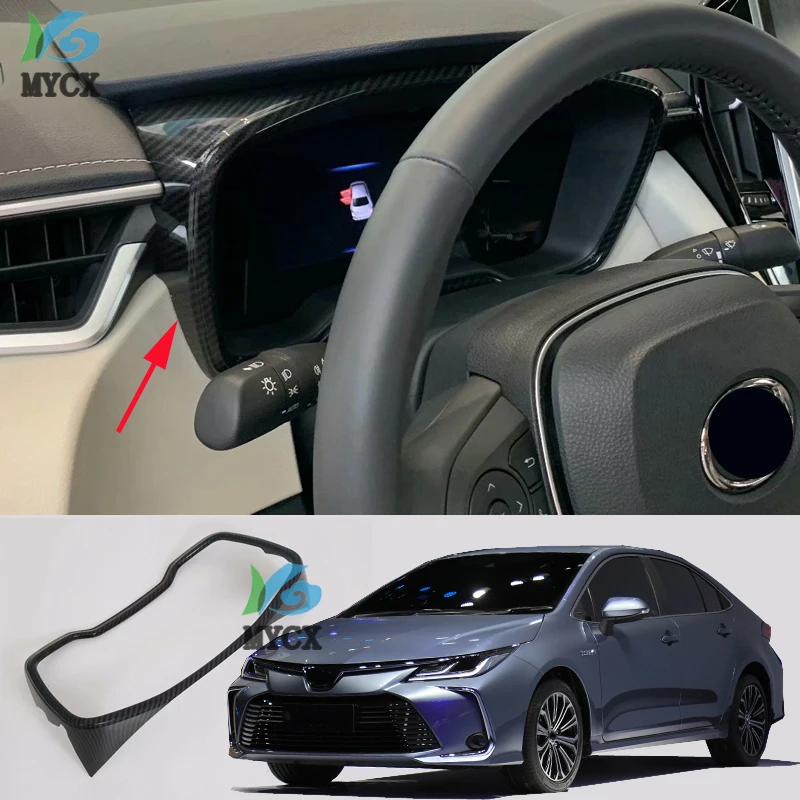 Автомобильный Стайлинг для Toyota Corolla E210 12th Gen 2019 2020 ABS углеродное волокно стиль