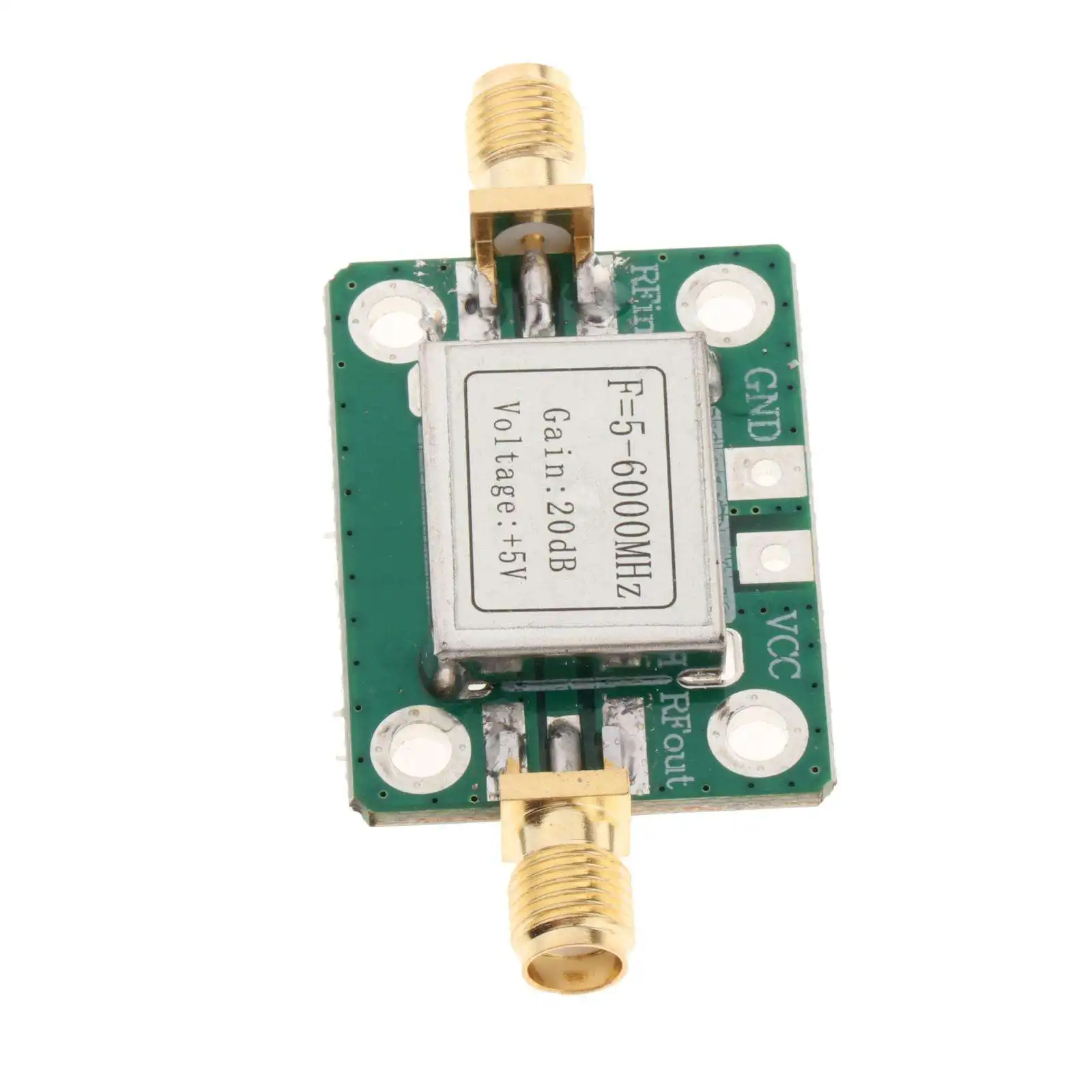 

Signal Power Amplifier Radio Frequency Larger Dynamic Range 5--6000MHz Gain 20dB for Cable TV Signal Remote Control Receiver