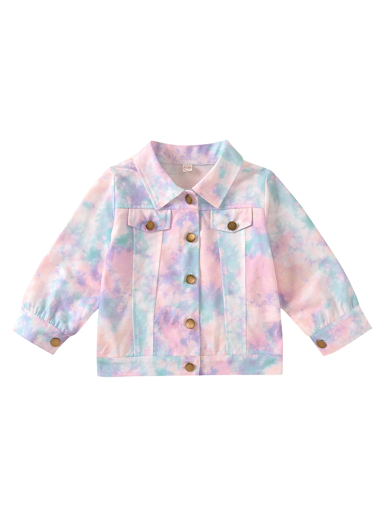 Детская джинсовая куртка для девочек одежда сна розового цвета с вареный зимняя