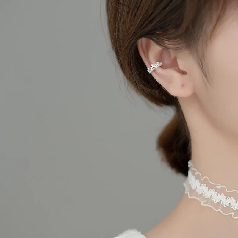 Женские серьги-клипсы без пирсинга из серебра 925 пробы |