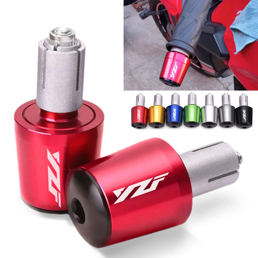 Мотоциклетные аксессуары с ЧПУ ручки 22 мм заглушки руля крышка для Yamaha YZF R3 R25 R6 R15