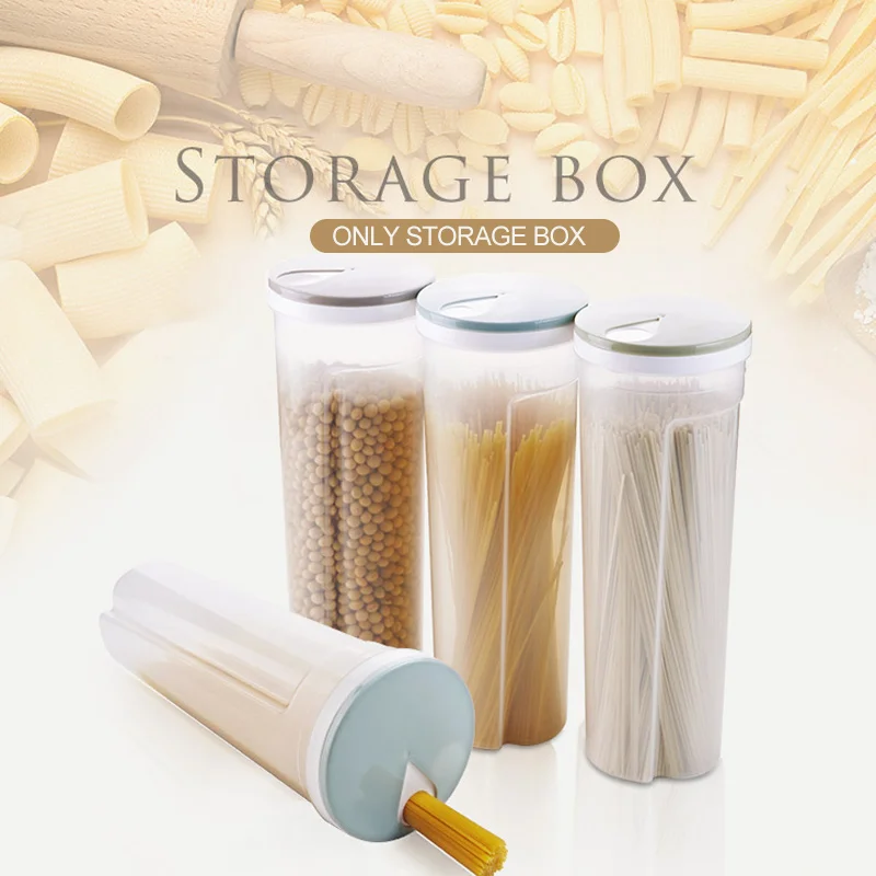 Практичный контейнер для хранения макаронных изделий Полипропиленовый