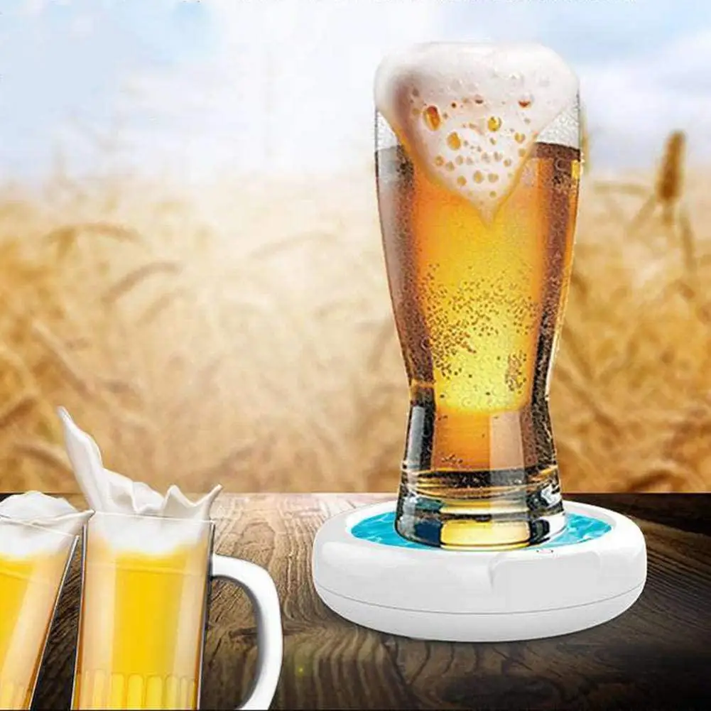 

Portable Beer Foamer Rechargeable Wine Decanter Beer Bubbler Ultrasonic Foaming Machine For Home Gathering Drop Shipping