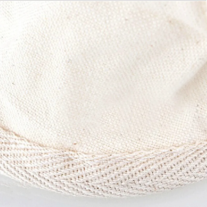 

Reusable Coffee Filter Bag Mesh Coffee Tools Tea Filter Stainless Steel Handle White Flannel Cloth Strainer Dropping Pot Tools