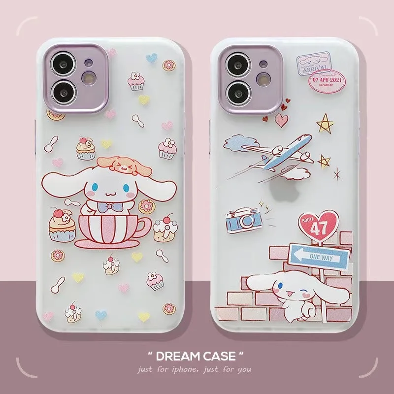 

Cartoon Pattern Phone Case For iPhone 12 11 Pro Max Mini XR XS MAX 8 X 7SE 2020 Back Cover Cute Japanese Anime