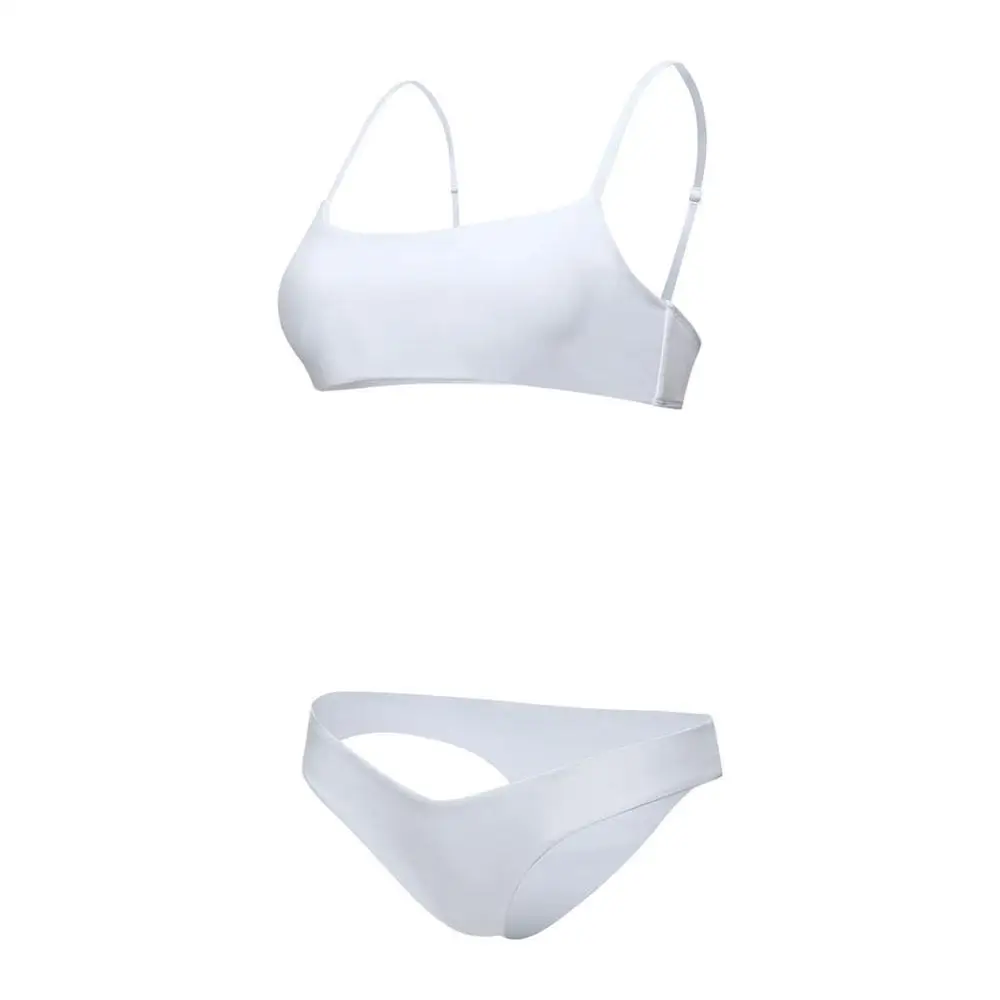 Женский костюм бикини с регулируемыми тонкими лямками купальник пуш-ап Трусики