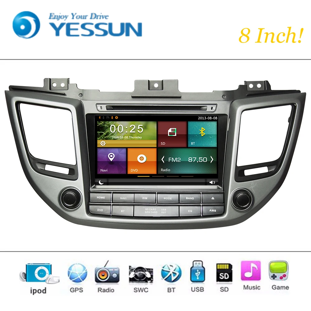 Автомобильный dvd-плеер Android Wince система для hyundai Ix35 2016 Авто Радио Стерео gps