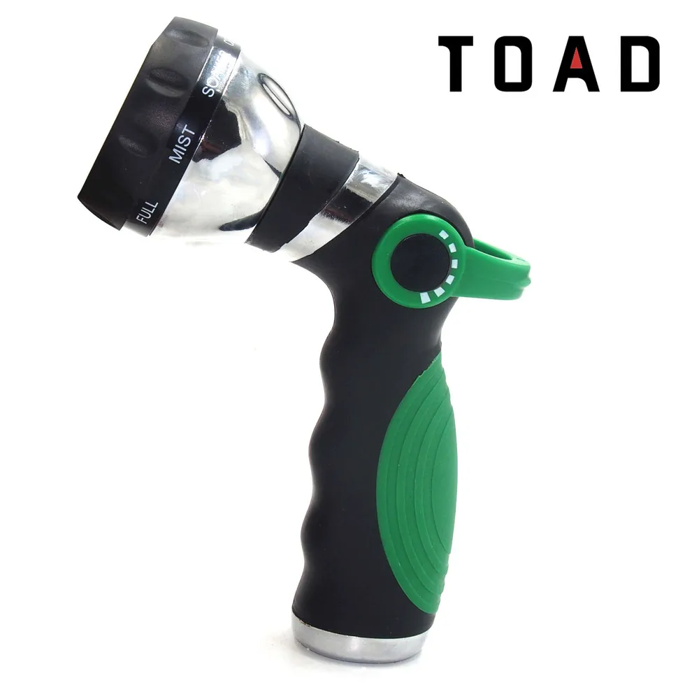 Садовый шланг сопла распылитель сверхмощный металлический водяной пистолет