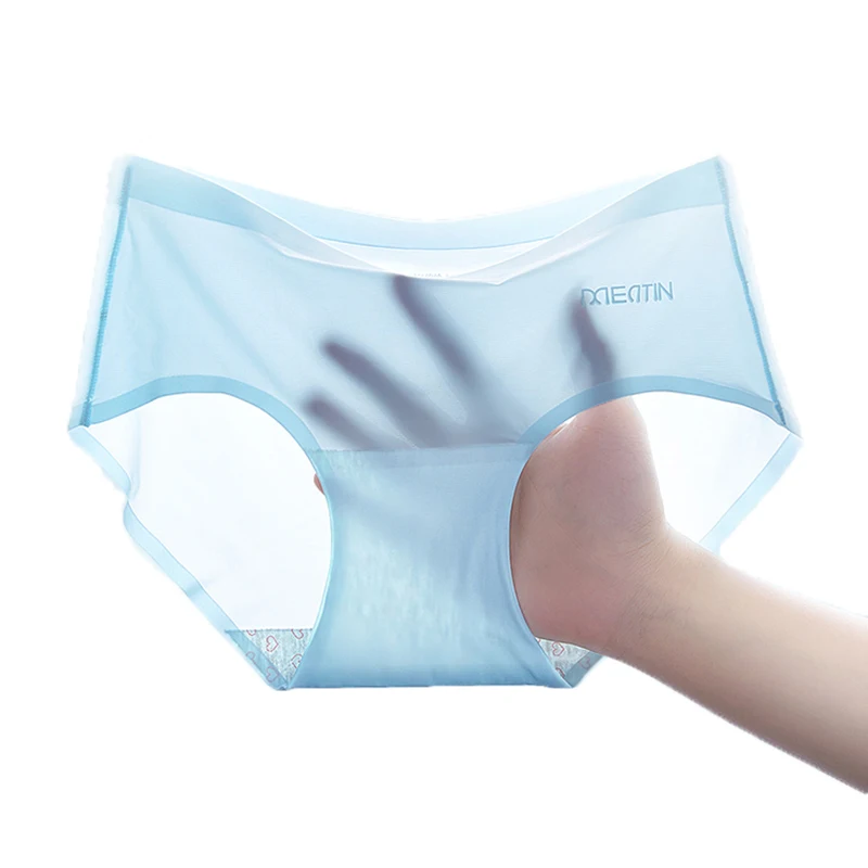 Женские быстросохнущие шелковистые сексуальные трусики Летние бесшовные