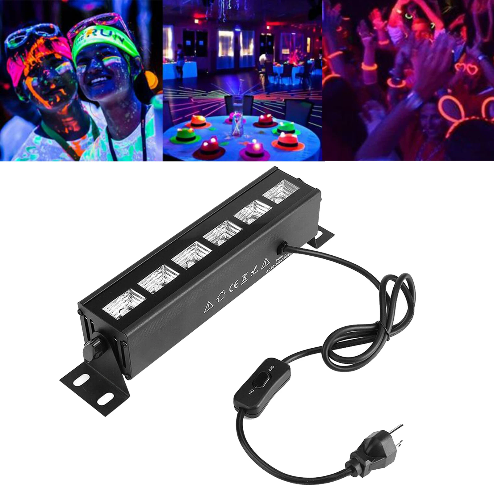 

Светодиодный УФ-светильник 27 Вт, USB-бар, сценическая лампа для дискотеки и вечеринки