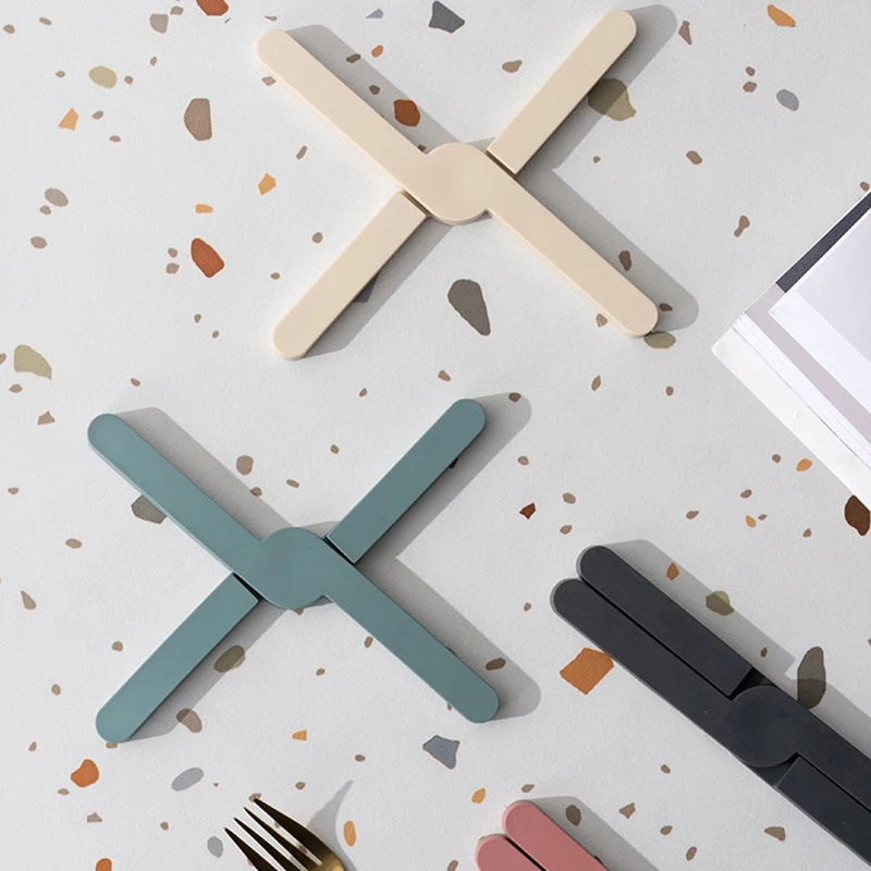 Силиконовый термостойкий Коврик складной нескользящий коврик для сковороды