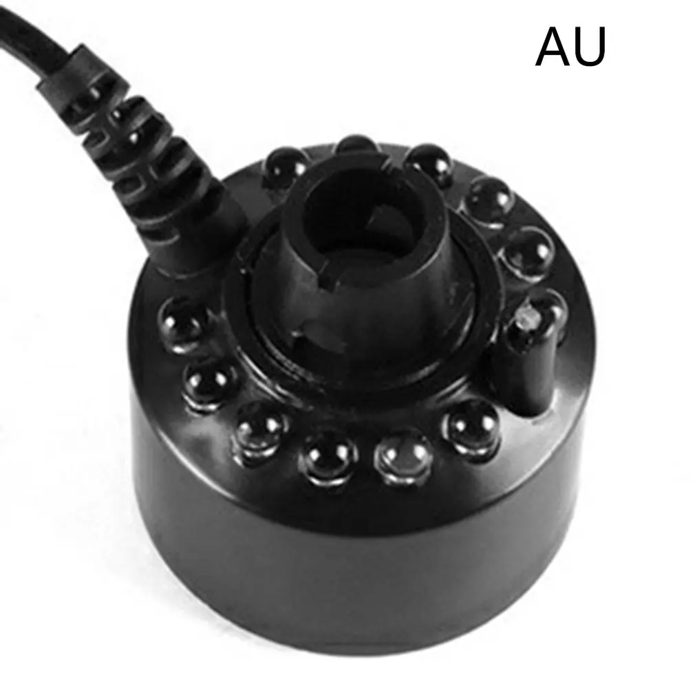 

12 Leds Ultrasonic Mist Maker Fogger Water Fountain Pond Humidifier Moisturizer Ideal For Indoor Or Outdoor Fountains