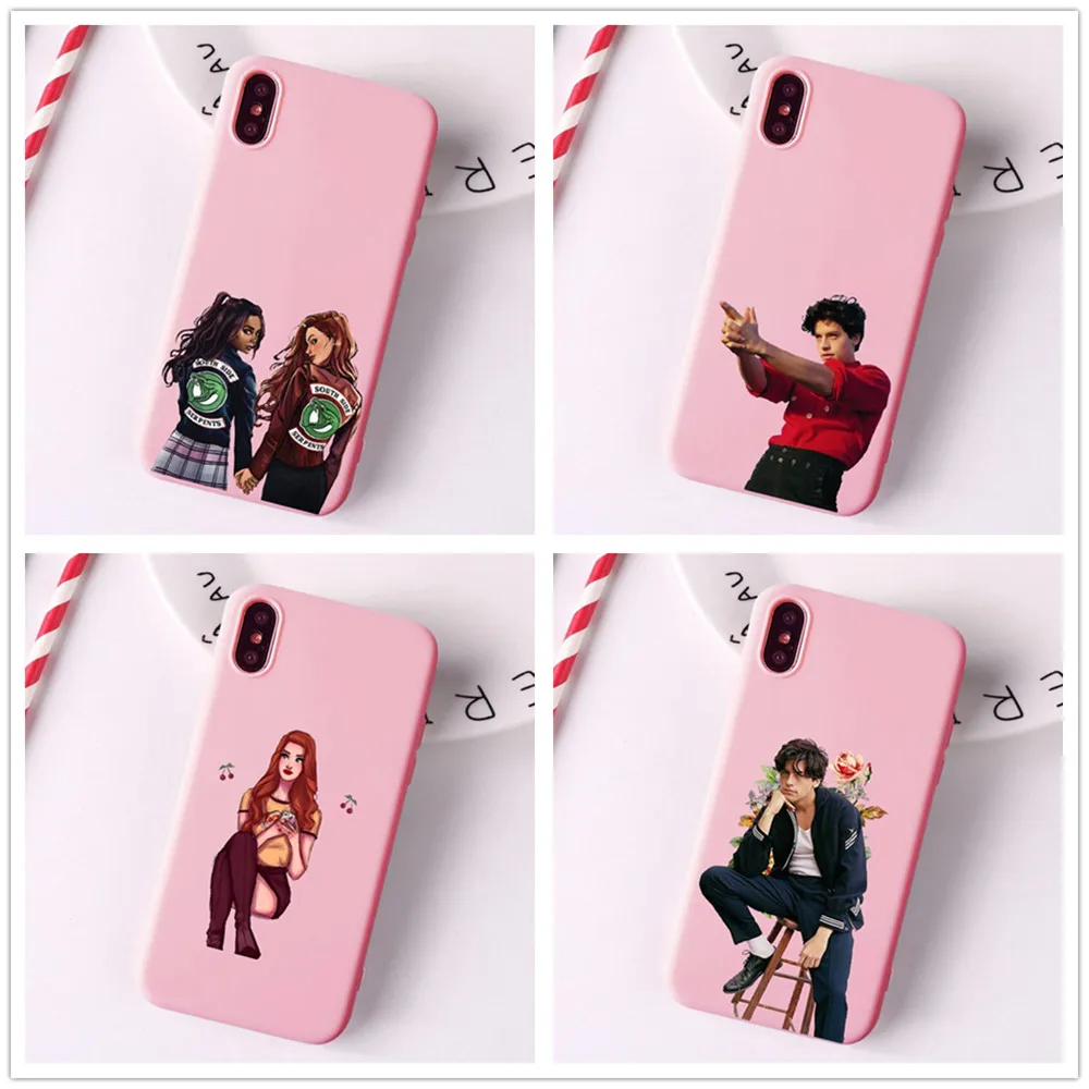 Americana TV Riverdale Jughead Jones Woz Aqui Rigido South Side Serpents TPU silicone Phone Case for iphone 11 PRO 6 7 8 Plus X | Мобильные