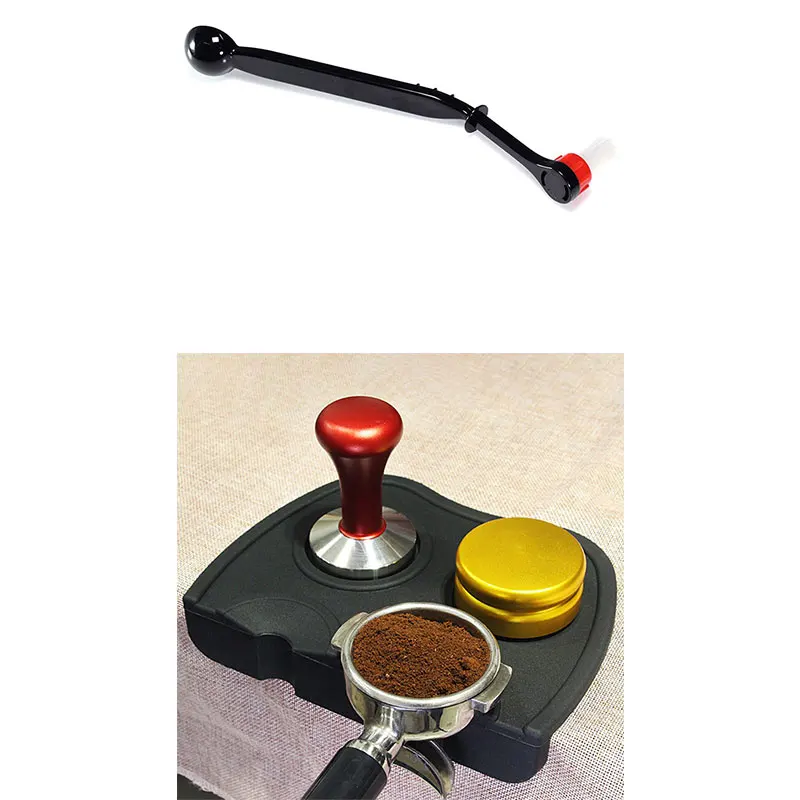 2 в 1 щетка для кофемашины нейлон эспрессо кофе шлифовальные кисти &amp Кофе тампер