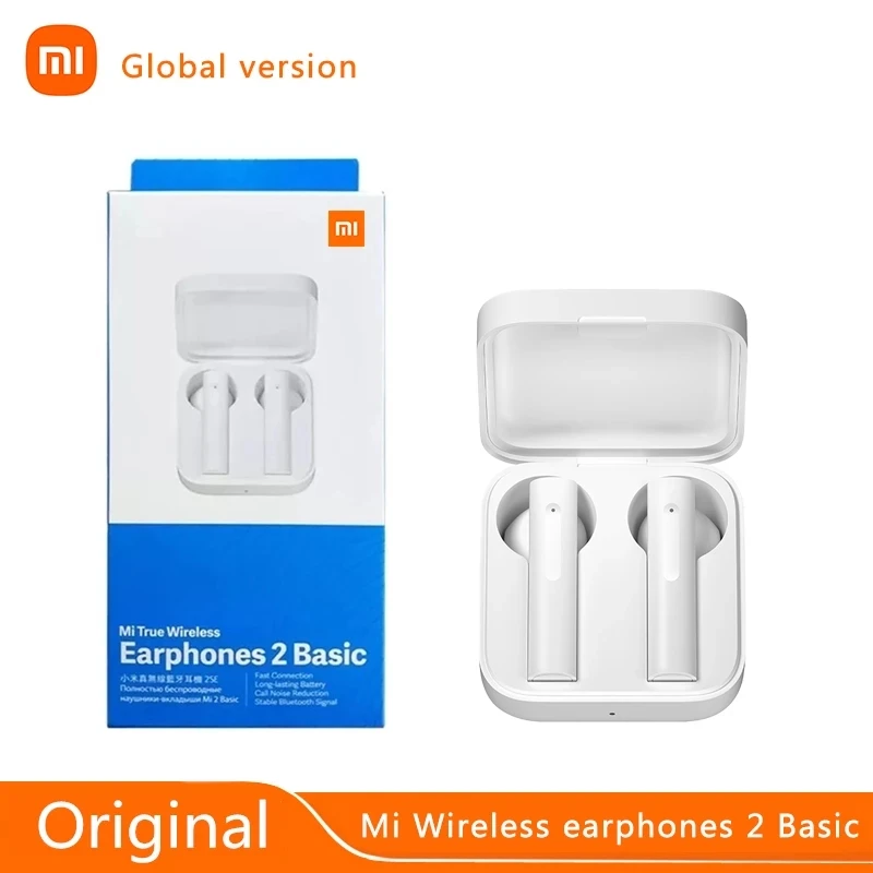 Глобальная версия Mi настоящие беспроводные наушники 2 Основные Bluetooth Xiaomi Air2 SE