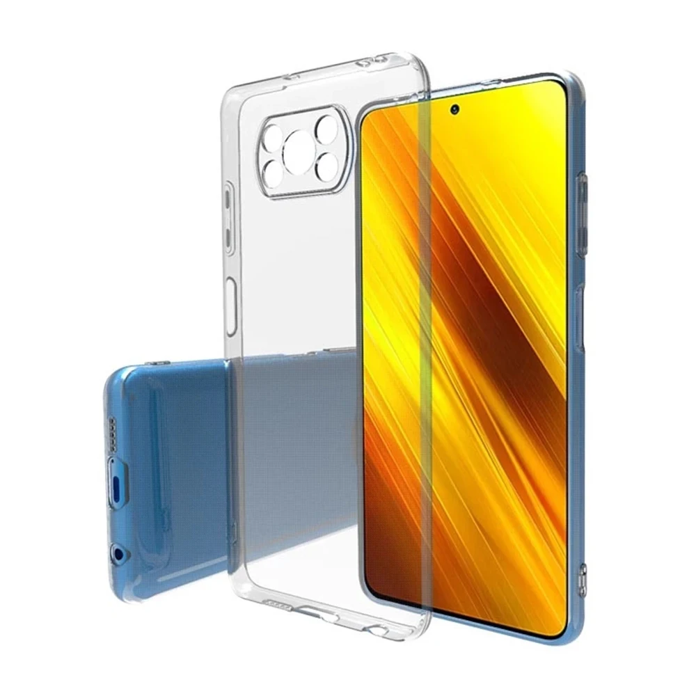 Soft Clear Camera Lens Protection Phone Case for Xiaomi POCO X3 Pro NFC POCOX3 X3Pro X3NFC Luxury Silicone Ultra Thin Back Cover