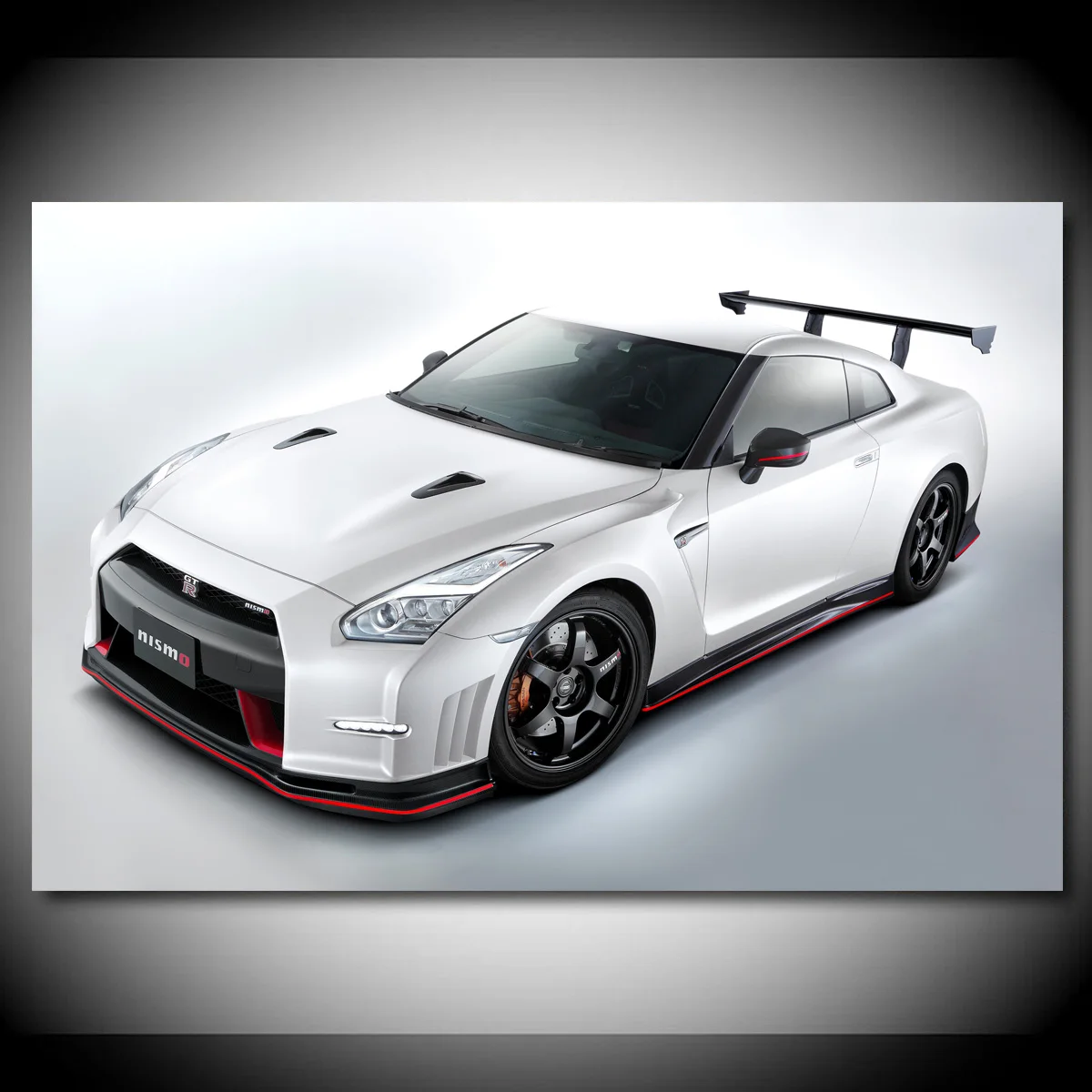 Nissan GTR Nismo суперкар настенные художественные плакаты холст печать с деревянной