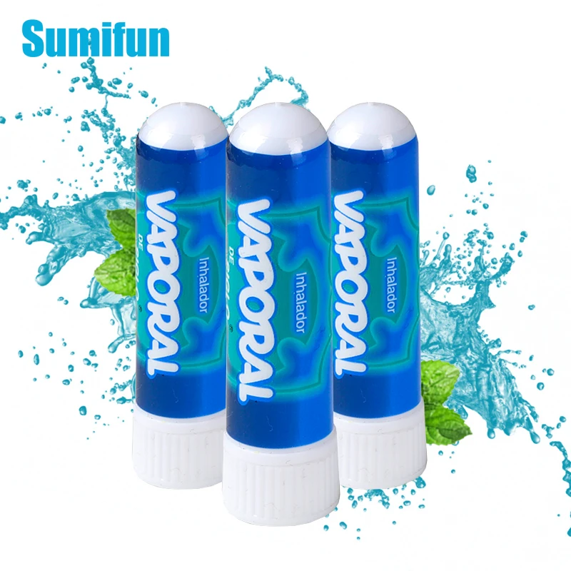 

2/3/5Pcs Mint Nasal Inhaler Rhinitis Cool Cream Anti-Drowsy Essential Oils Nose Headache Congestion Relief Herbal Ointment