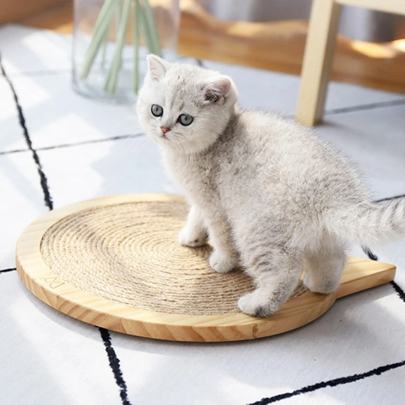 

Sisal Cat Scratcher Board Scratching Post Mat Wall Mounted Scratcher Pad with Suction cup Toy Cat Claws Care Toys