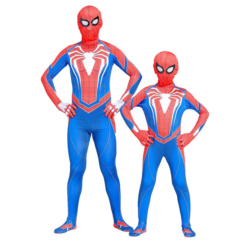 Новый интегрированный костюм Spiderboy не выходя домой далеко от дома для детей |