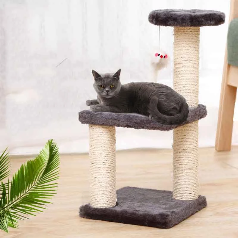 

Scratching Post For Cat Scratch Ramp Scraper Cat Puppy Toy Kitten Toys Jumping Toy With Ladder Scratching Wood Climbing Tree