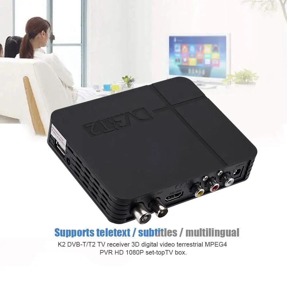 

Fully HD 1080P Digital DVB-T2 High Quality Terrestrial TV Tuner Powerful Set Top Box HD TV Receiver TV Box
