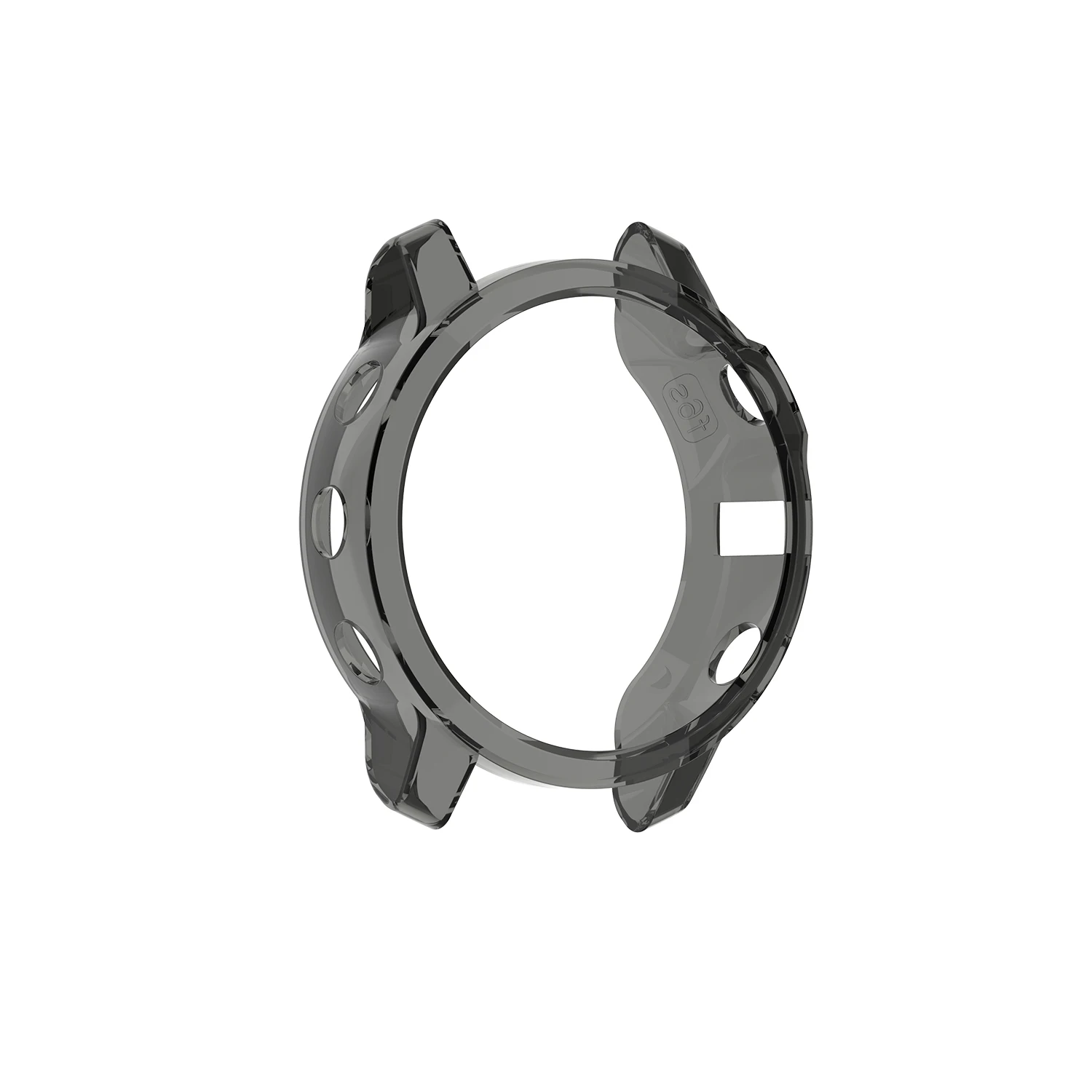 Модный силиконовый ударопрочный защитный чехол для Garmin fenix 6 6x 6s прозрачный