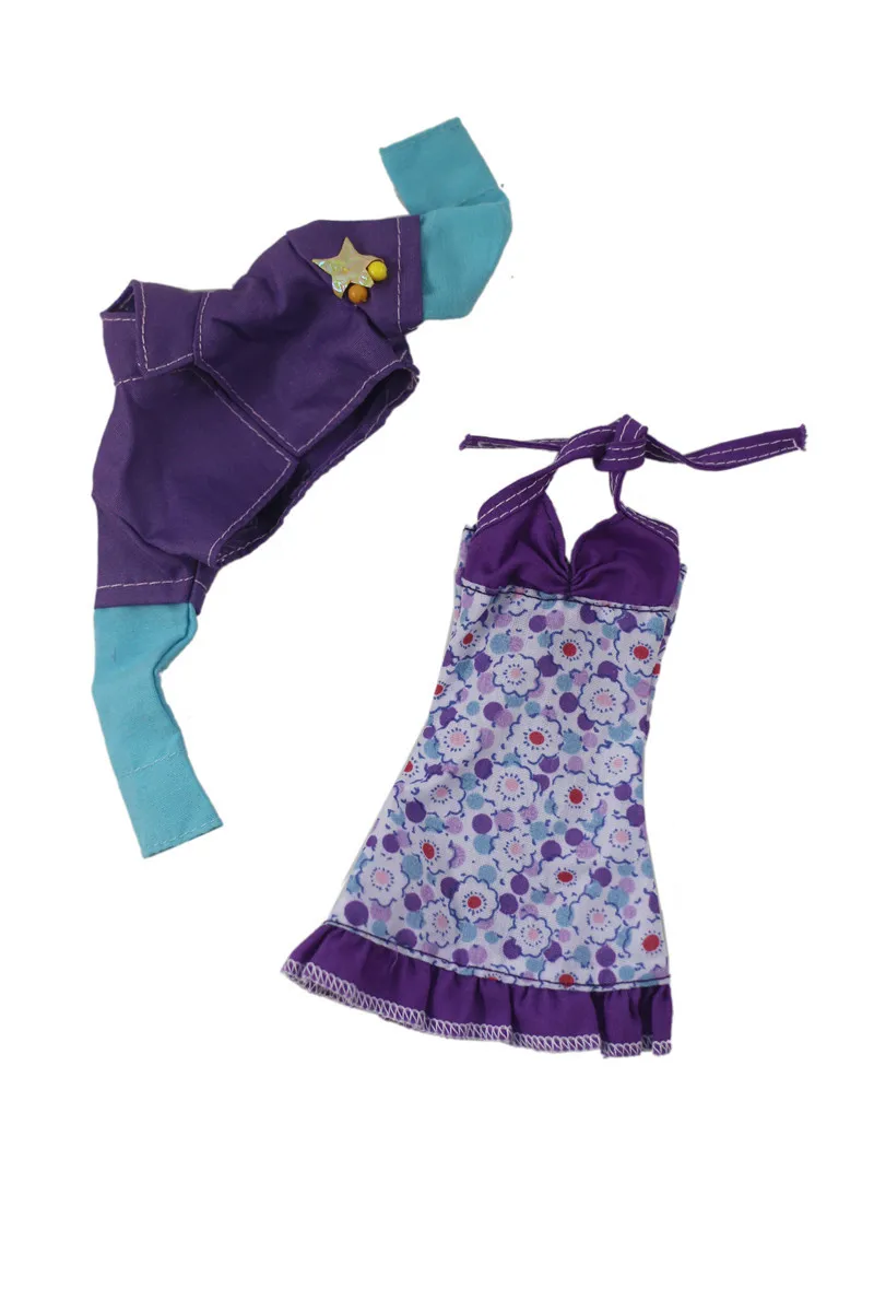 

2021 New Colorful Skirt Dress Outfit Suit Sets for Barbie BJD FR SD Doll Clothes Role Play Accessories Toys for Girl