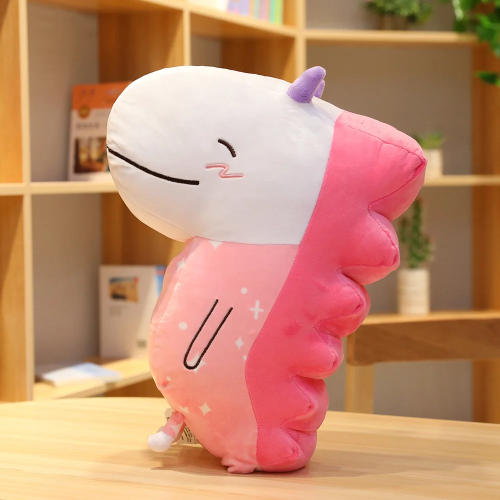 

Sun Flower Lion Stuffed Toy Pillow Cute Cartoon Pink Dinosaur Samoyed Dog Plush Pillow Stuffed Message Hug Pillow Chair Cushion