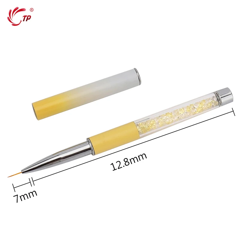 TP 7/9/11 мм искусство ногтей искусственная Ручка Кисть акриловый 3D УФ гель бруски