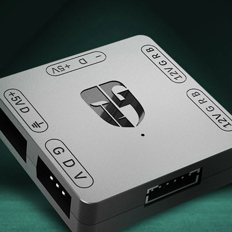 RGB конвертер 5 В до 12 в концентратор передачи SATA интерфейс чистая установка для 3PIN