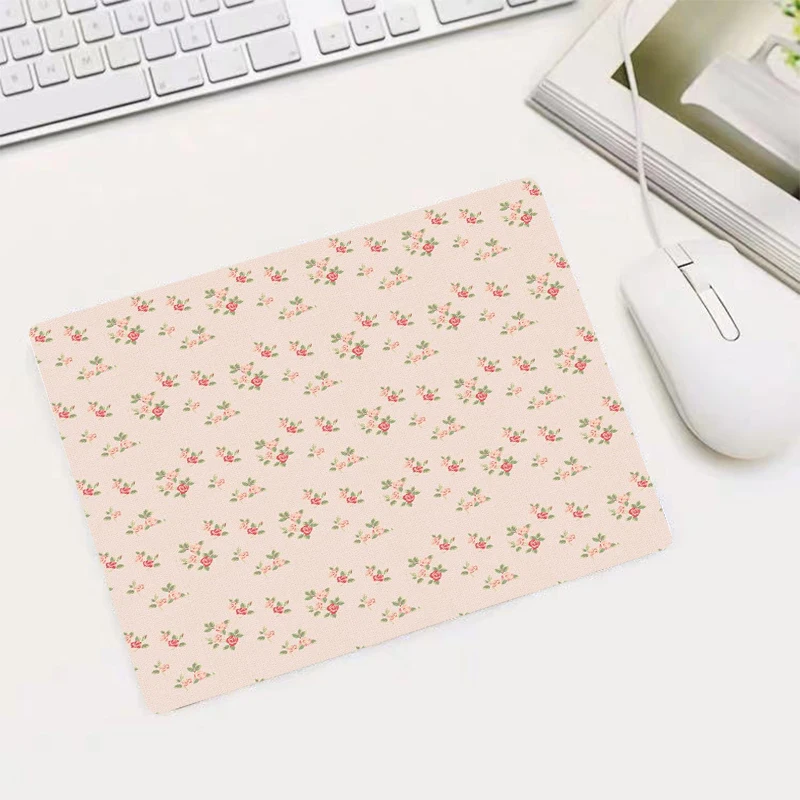 MRGBEST Hot Sale Small Size Mouse Pad Non-Skid Rubber 220x180x2mm Vintage Floral Style Computer Pads | Компьютеры и офис