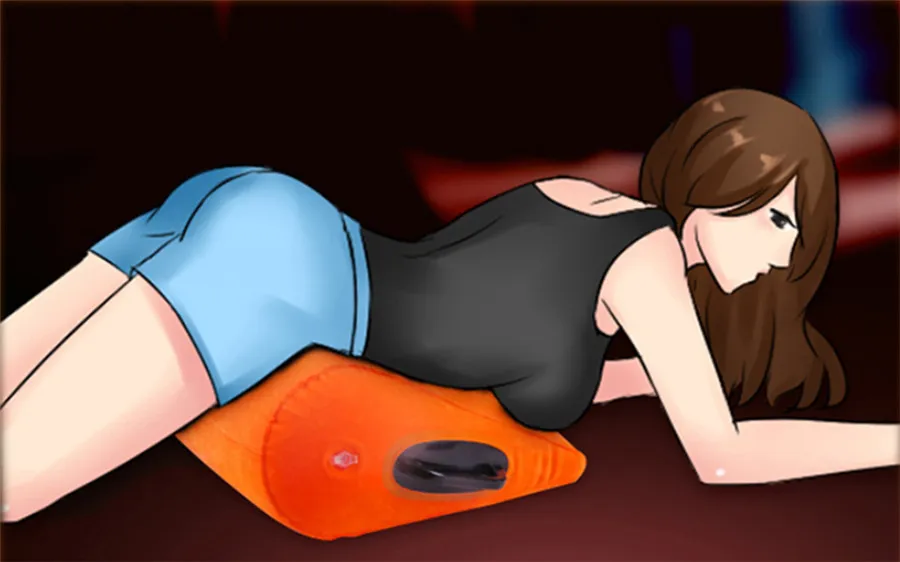 Подушка для интима TOUGHAGE надувная секс мебель треугольная Волшебная с