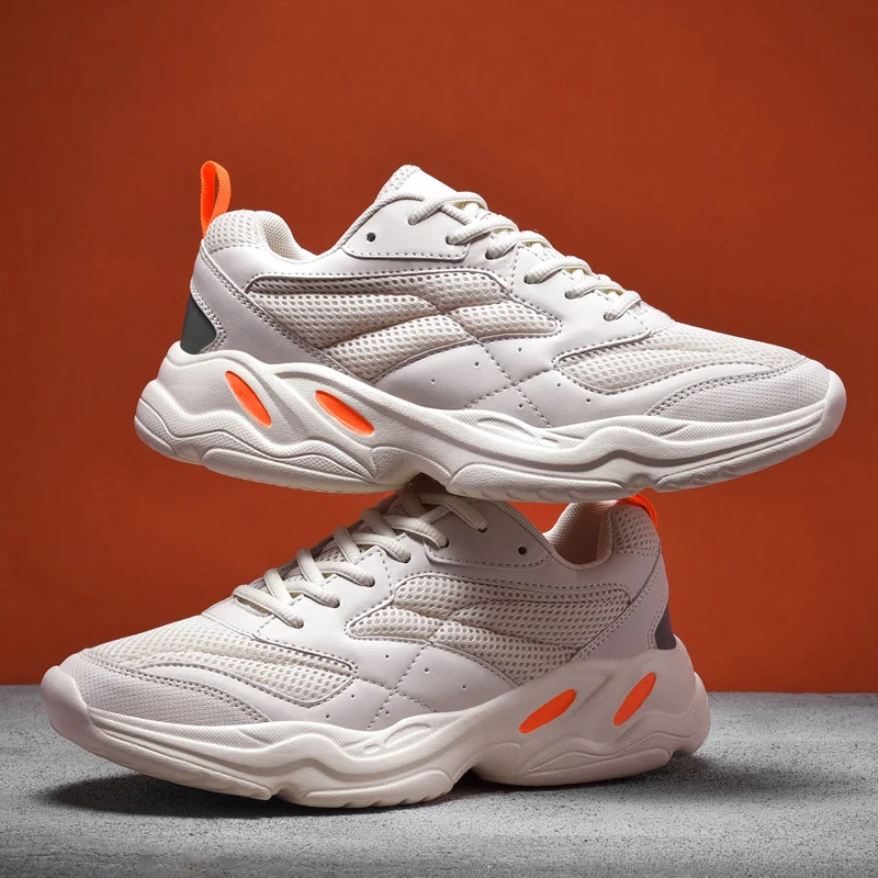 Мужские кроссовки для папы Повседневная обувь из сетчатого материала Не