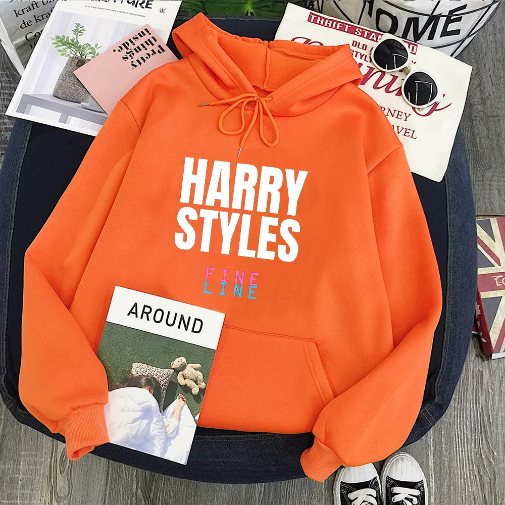 

Harry Styles Fine Line Hoodies Letter Pullovers Plus Size Women Pink Harry Styles Hoodies 2021 Fashion Harajuku Casual XL