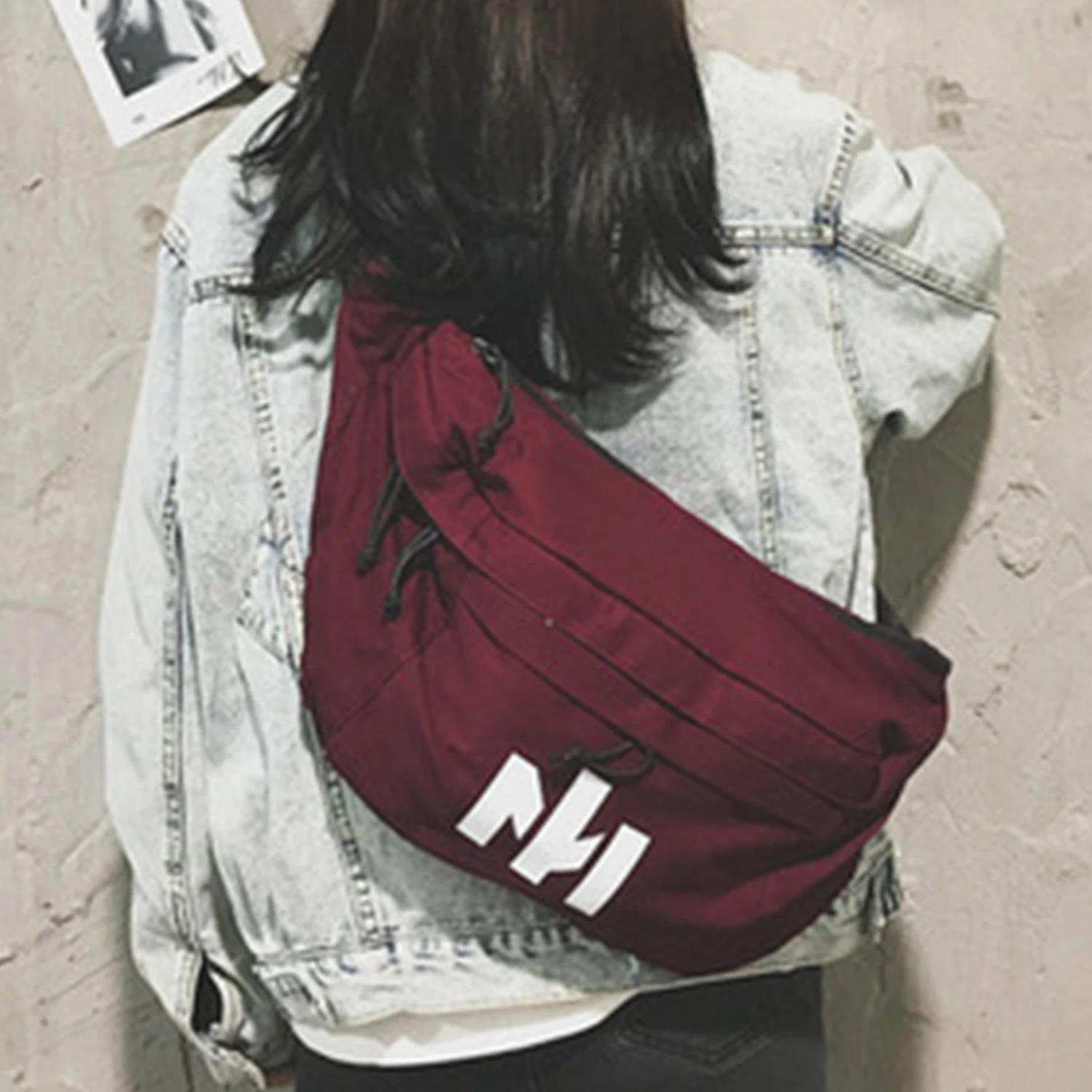 Модная вместительная холщовая поясная сумка AELFRIC забавная многофункциональная