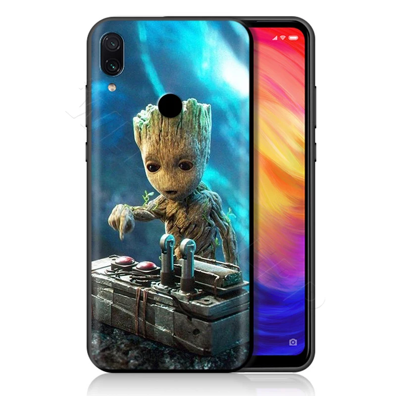 Хранители Groot чехол с принтом Marvel для спортивной камеры Xiao mi Red mi Note 8 mi, возраст 3, 6, 8, 9, A1 A2 A3 8A 6X9 T CC9 Lite SE Pro Max F1 10